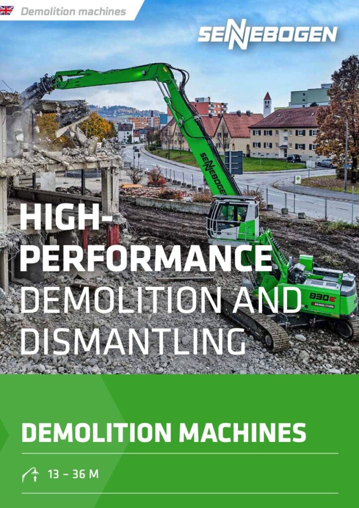 Cover Sennebogen Demolition Brochure